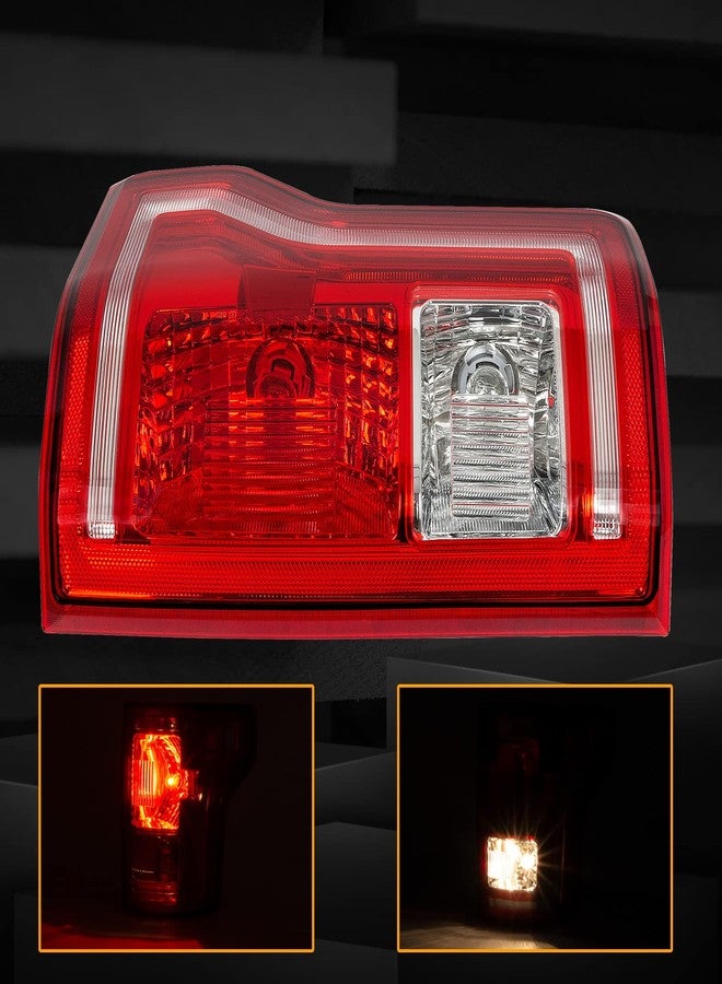 RANSOTO F150 Tail Light Compatible With Ford F-150 2015 2016 2017 Right Passenger Side Rear Brake Lights Tail Lamps With Bulbs Repalce FL3Z13404A, FO2801239 - Image 4